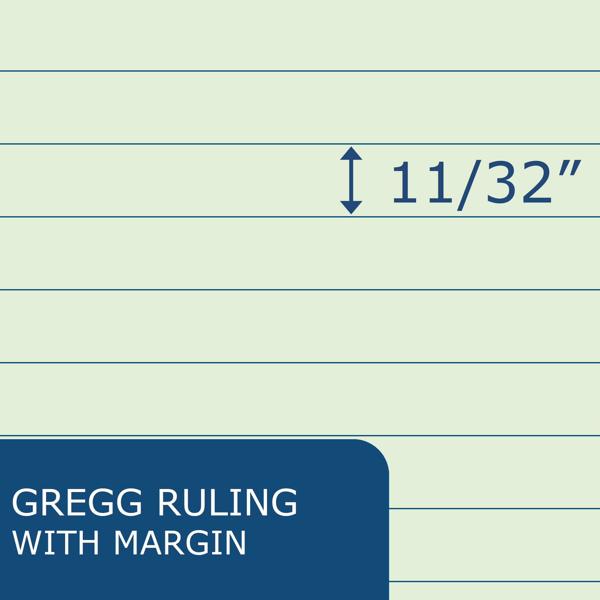 Boardroom Series Steno Book, Gregg Ruled, 6" x 9", 80 Sheets, Green paper