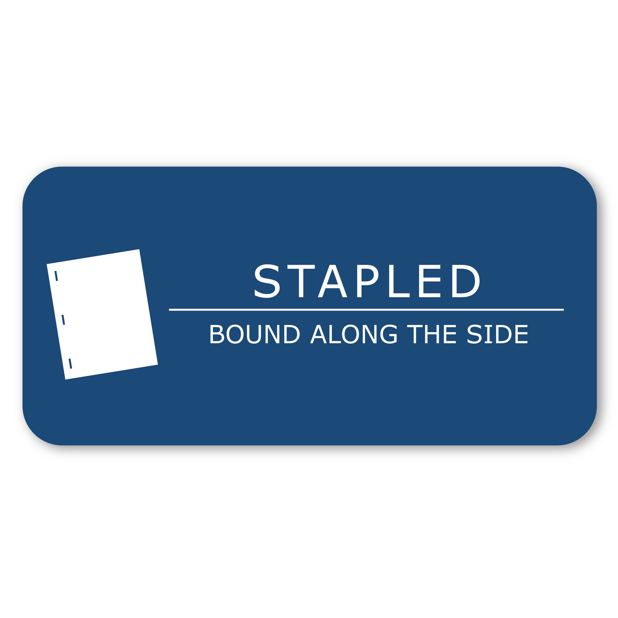 Blue Exam Book, Wide Ruled with Margin, 11" x 8.5", 8 Sheets/16 Pages