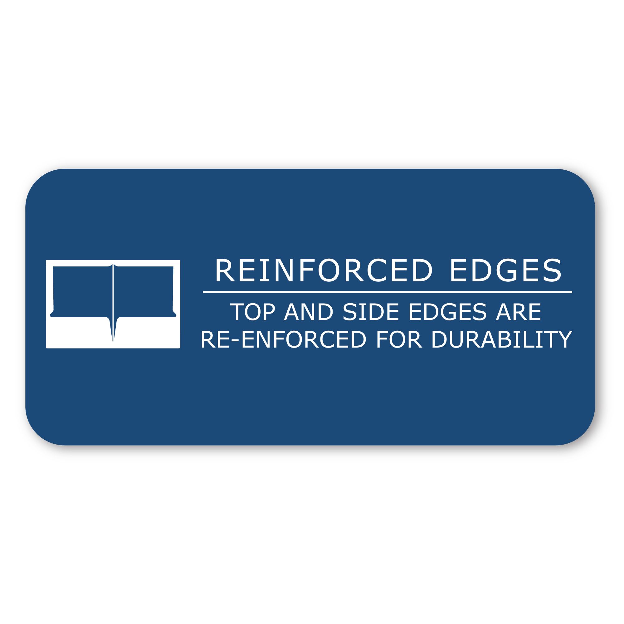 Laminated 2-Pocket Folder PDQ, Includes 100 folders, 11.75" x 9.5", Assorted Colors