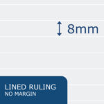 Whitelines® Wirebound Notebook with Premium Gray Paper with White Ruled Lines, Paper that works with your phone!